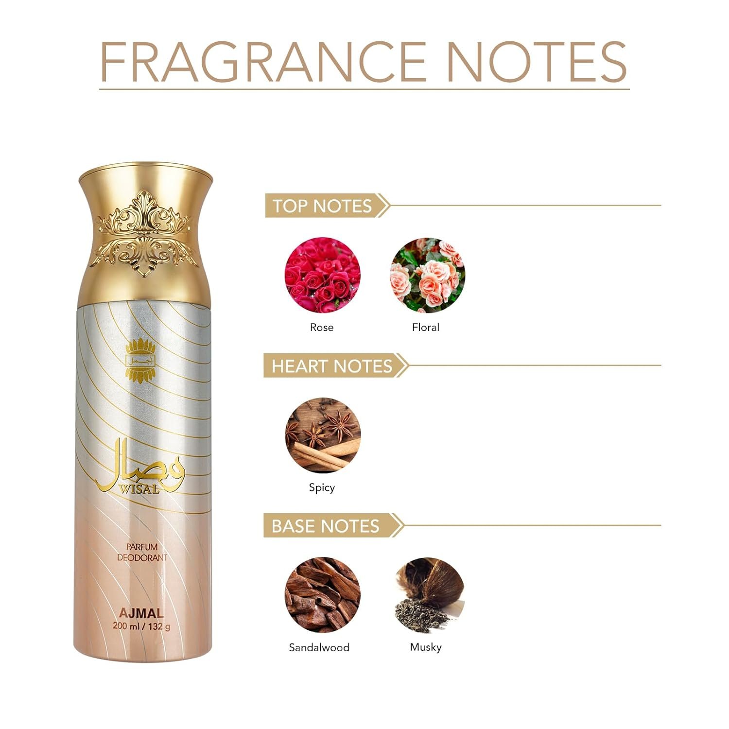 Ajmal Wisal Deodorant for Women