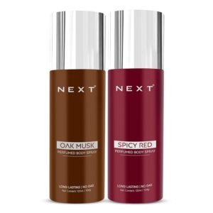 Next Care Spicy Red & Oak Musk Body Spray Combo 2